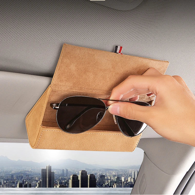 sunglasses holder for visor