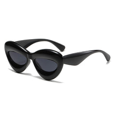 Oversized Cat-eye Acetate Sunglasses In Lipstick Oversized Cat-eye Acetate Sunglasses In Lipstick