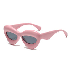 Oversized Cat-eye Acetate Sunglasses In Lipstick Oversized Cat-eye Acetate Sunglasses In Lipstick