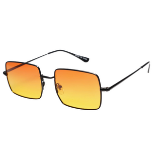 Vintage Tortoise Frame Gradient Blue Lens Sunglasses