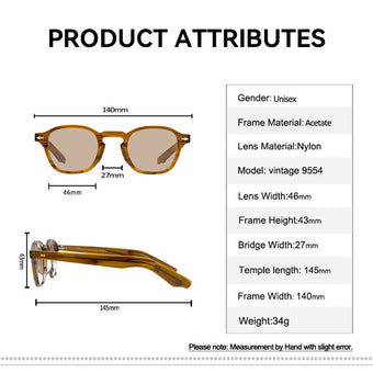 Fashion Sunglasses Frames Jacqus Vintage Optical Glasses