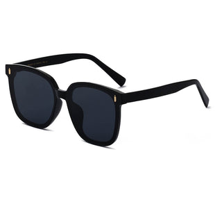 Protect Your Eyes in Style: Classic Black UV Sunglasses for Men and Women-58207