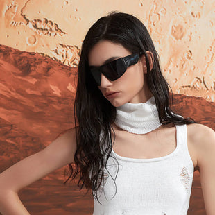 Cyberpunk Jelly Oversized Sunglasses