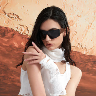 Cyberpunk Jelly Oversized Sunglasses