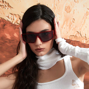 Cyberpunk Jelly Oversized Sunglasses