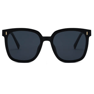 Protect Your Eyes in Style: Classic Black UV Sunglasses for Men and Women-58207