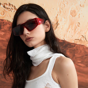 Cyberpunk Jelly Oversized Sunglasses