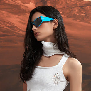 Cyberpunk Jelly Oversized Sunglasses