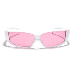 New Oval Frame Sunglasses for Fashion Y2K Retro Punk Pink Glasses New Oval Frame Sunglasses for Fashion Y2K Retro Punk Pink Glasses