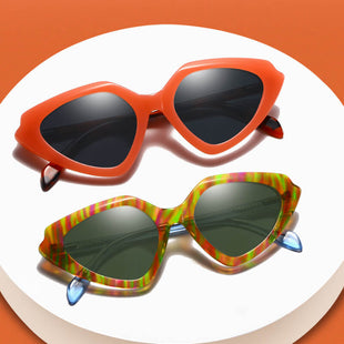 Cat Eye Sunglasses Women Fashion Retro Colorful Sun Glasses