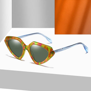 Cat Eye Sunglasses Women Fashion Retro Colorful Sun Glasses