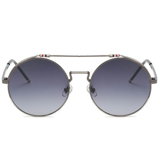 Men Round Frame Sunglasses