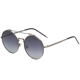 Men Round Frame Sunglasses