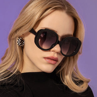 Round Fashion Women Sunglasses