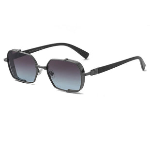 Make a Bold Statement with These Men's Punk Metal Sunglasses