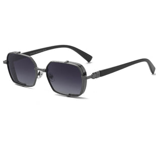 Make a Bold Statement with These Men's Punk Metal Sunglasses