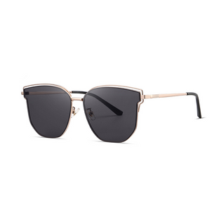 Unisex Square Metal Frame Sunglasses - Abdosy