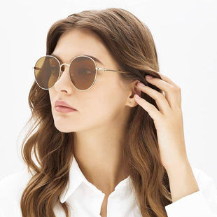 Belen Round Frames Designer Aviator Sunglasses - Abdosy