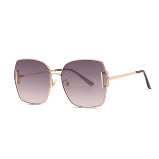 Unisex Metal Polygon Sunglasses
