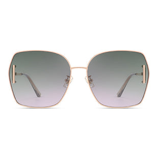 Unisex Metal Polygon Sunglasses