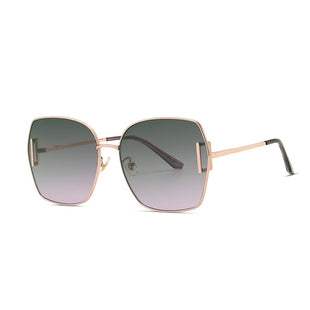 Unisex Metal Polygon Sunglasses