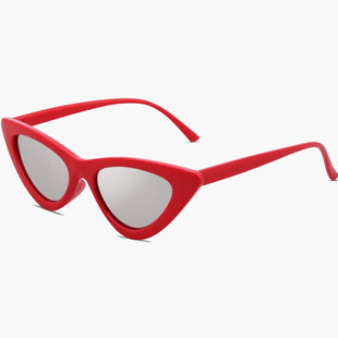 Red Frame Grey Lens Cat Eye Female Sunglasses