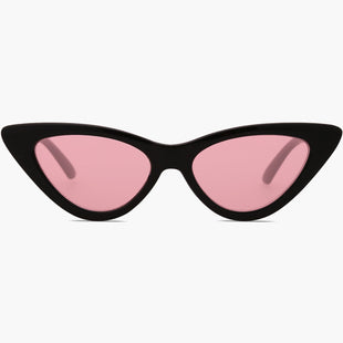 Red Frame Grey Lens Cat Eye Female Sunglasses