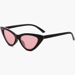 Red Frame Grey Lens Cat Eye Female Sunglasses