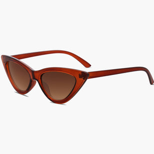 Red Frame Grey Lens Cat Eye Female Sunglasses