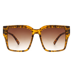 Women Chic Flat Top Tinted Fashion Square Sunglasses Women Chic Flat Top Tinted Fashion Square Sunglasses