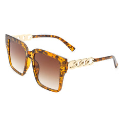 Women Chic Flat Top Tinted Fashion Square Sunglasses Women Chic Flat Top Tinted Fashion Square Sunglasses