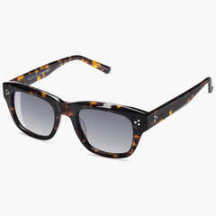 Tortoise Frame Gradient Gray Lens Three Points Sunglasses Tortoise Frame Gradient Gray Lens Three Points Sunglasses