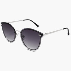 Women Full Rim Round Regular Sunglasses Women Full Rim Round Regular Sunglasses