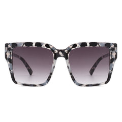 Women Chic Flat Top Tinted Fashion Square Sunglasses Women Chic Flat Top Tinted Fashion Square Sunglasses