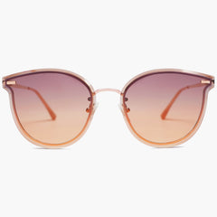 Women Full Rim Round Regular Sunglasses Women Full Rim Round Regular Sunglasses