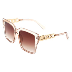 Women Chic Flat Top Tinted Fashion Square Sunglasses Women Chic Flat Top Tinted Fashion Square Sunglasses