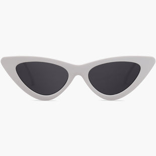 Red Frame Grey Lens Cat Eye Female Sunglasses