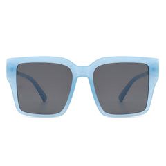 Women Chic Flat Top Tinted Fashion Square Sunglasses Women Chic Flat Top Tinted Fashion Square Sunglasses