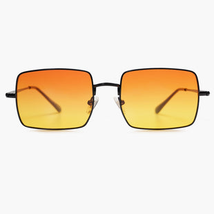 Vintage Tortoise Frame Gradient Blue Lens Sunglasses