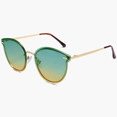 Women Full Rim Round Regular Sunglasses Women Full Rim Round Regular Sunglasses