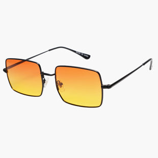 Vintage Tortoise Frame Gradient Blue Lens Sunglasses