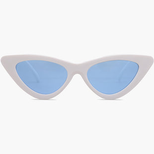 Red Frame Grey Lens Cat Eye Female Sunglasses