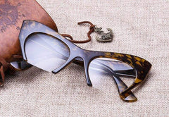 Abdosy Retro Half Cat Eye Woman Glasses Abdosy Retro Half Cat Eye Woman Glasses
