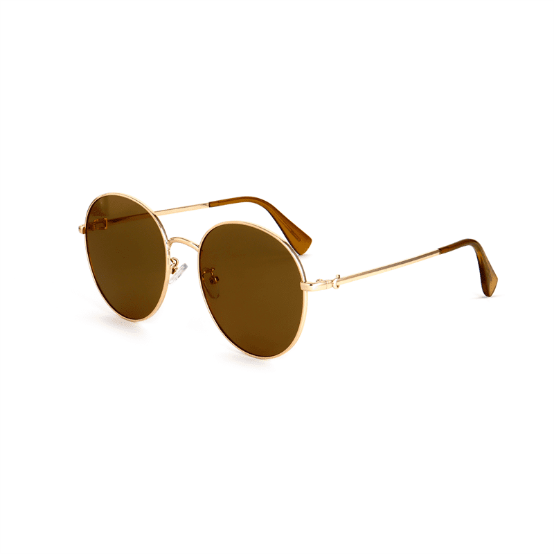 Circle aviator sunglasses sales