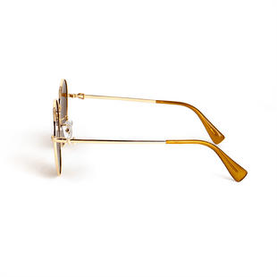 Belen Round Frames Designer Aviator Sunglasses - Abdosy