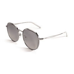 Women Grey Polygon Sunglasses Women Grey Polygon Sunglasses