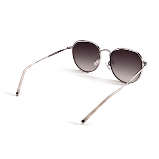 Women Grey Polygon Sunglasses