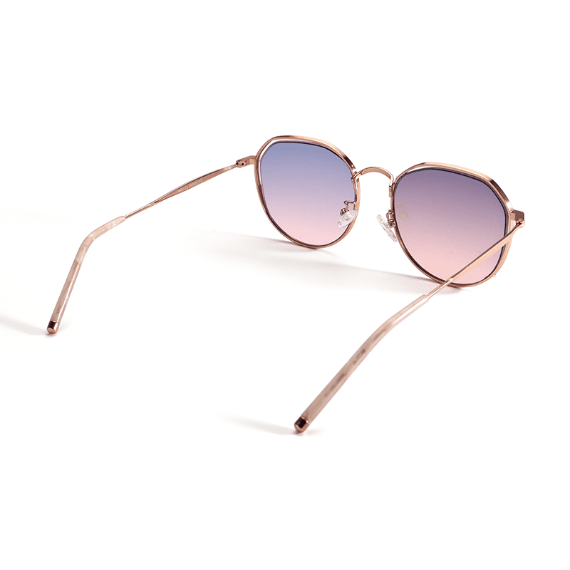 Purple  Women Polygon Sunglasses