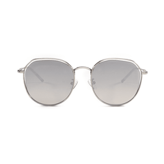 Women Grey Polygon Sunglasses Women Grey Polygon Sunglasses