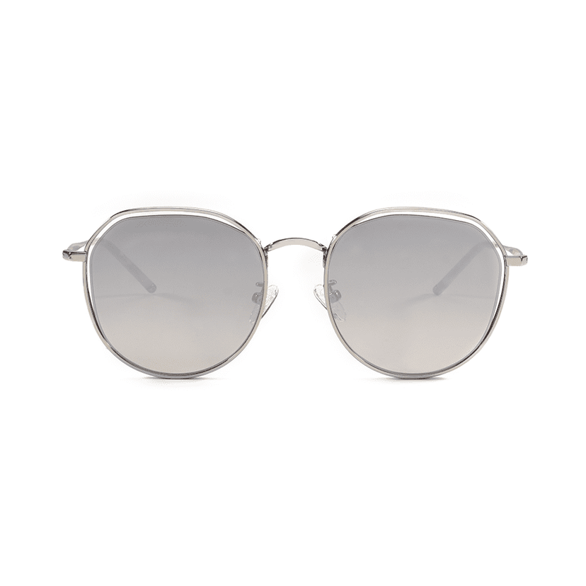 Women Grey Polygon Sunglasses